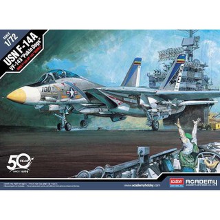 Academy Model 1/72 AC12563 USN F-14A " VF-143 PUKIN DOGS "