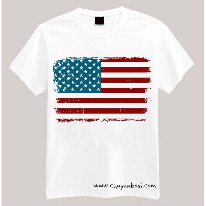 เสื้อยืด AMERICAN FLAG UNISEX