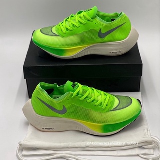 🚩  Zoom Vaporfly Next% [สีเขียว] รองเท้าวิ่ง สินค้าพร้อมกล่องใบเสร็จV83A003