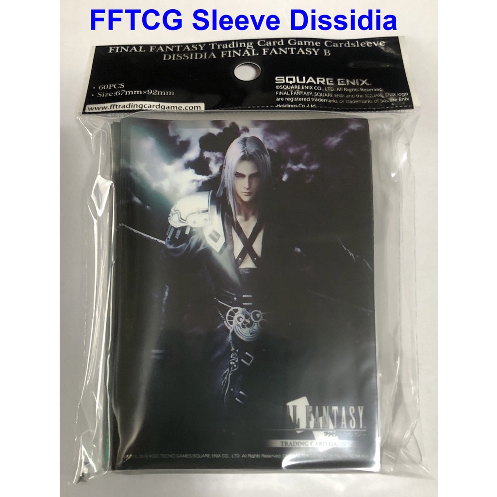 FFTCG Sleeve ซองใส่การ์ดลาย Final Fantasy TCG ขนาด 67*92mm.แพ็ค 60ซอง (FFTCG Sleeve)