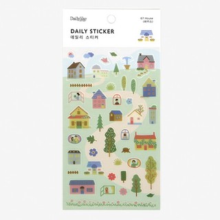 Daily sticker - 67 House สติ๊กเกอร์ใส