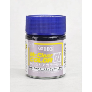 MR.CLEAR COLOR GX 18ml. MR.CLEAR COLOR GX103 CLEAR BLUE