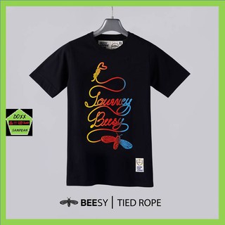 Beesy เสื้อคอกลม ชาย หญิง รุ่น Tide rope สีดำ