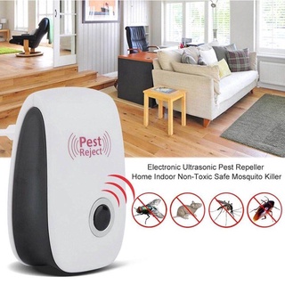 ULTRASONIC Pest Repeller ไล่ยุง ไล่หนู แมลงวัน แมลงสาป ยากันยุงสำหรับเด็ก ปลอดสารพิษ SL4251