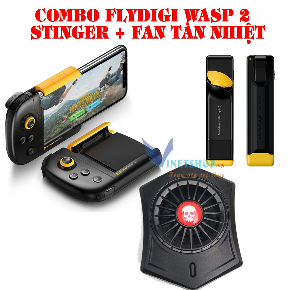 Flydigi wasp 2 และ Stinger Right Gaming Controller และพัดลมหม ้ อน ้ ํา M3 - 12 เดือน