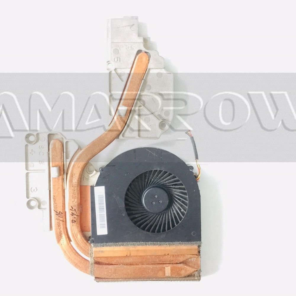 พัดลม CPU แล็ปท็อป Cooling Cooler CPU ฮีทซิงค์สําหรับ LENOVO Y580 Y580M Y580P AT0N0001SS0 pxc2