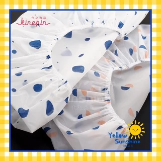 KINEPIN หมวกคลุมผมอาบน้ำ สไตล์มินิมอล หมวกคลุมผมอเนกประสงค์ รุ่น 2 ชิ้น/แพค หมวกอาบน้ำ Minimal Kinepin White Shower Cap