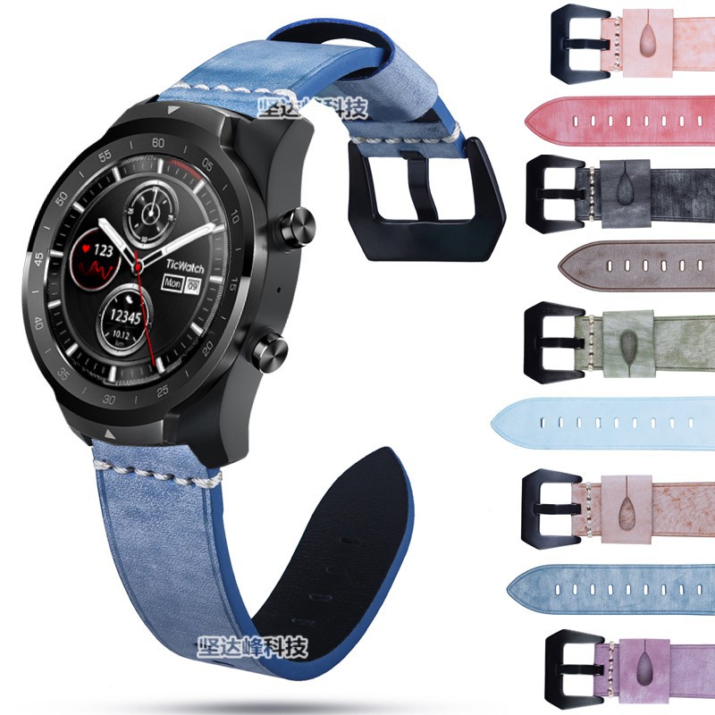 Ww 1tiwatch Pro นาฬิกาข้อมือสายเข็มขัดหนังแท้สีขาว - ww1s.th - ThaiPick