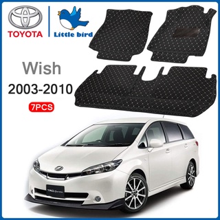 Little Bird พรมปูพื้นรถยนต์ โรงงานผลิตของไทย Toyota Wish 2003-2010 การรับประกันคืนสินค้าภายใน7วัน พรมรถยนต์