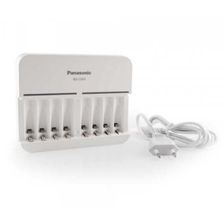 เครื่องชาร์จ Panasonic Eneloop แบบ 8ช่อง ของแท้ Smart Charger รุ่น BQ-CC63 แพคนำเข้า