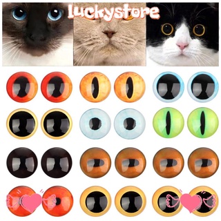 Lucky ลูกตาขนสัตว์ครึ่งวงกลม DIY อุปกรณ์เสริม สําหรับสัตว์เลี้ยง สุนัข แมว