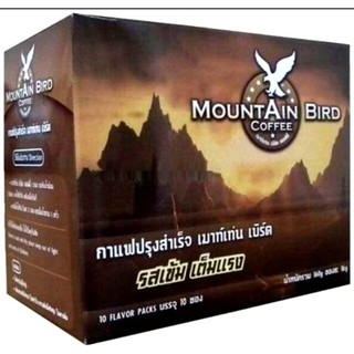 Mountain Bird กาแฟเมาท์เท่นเบิร์ด 1 กล่อง (10 ซอง