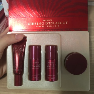 พร้อมส่ง New prestige ginseng d’escargot special trial kit set from Itsskin brand