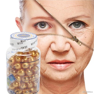 90pcs/bottle Vitamin E Extract Capsules Anti wrinkle  Whitening Cream Ve Serum Facial Freckle Capsule Anti aging