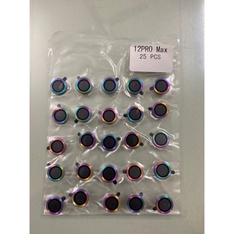 ขอบป้องกันกล้อง 7 สีสําหรับ iphone 12 mini/ 12 promax