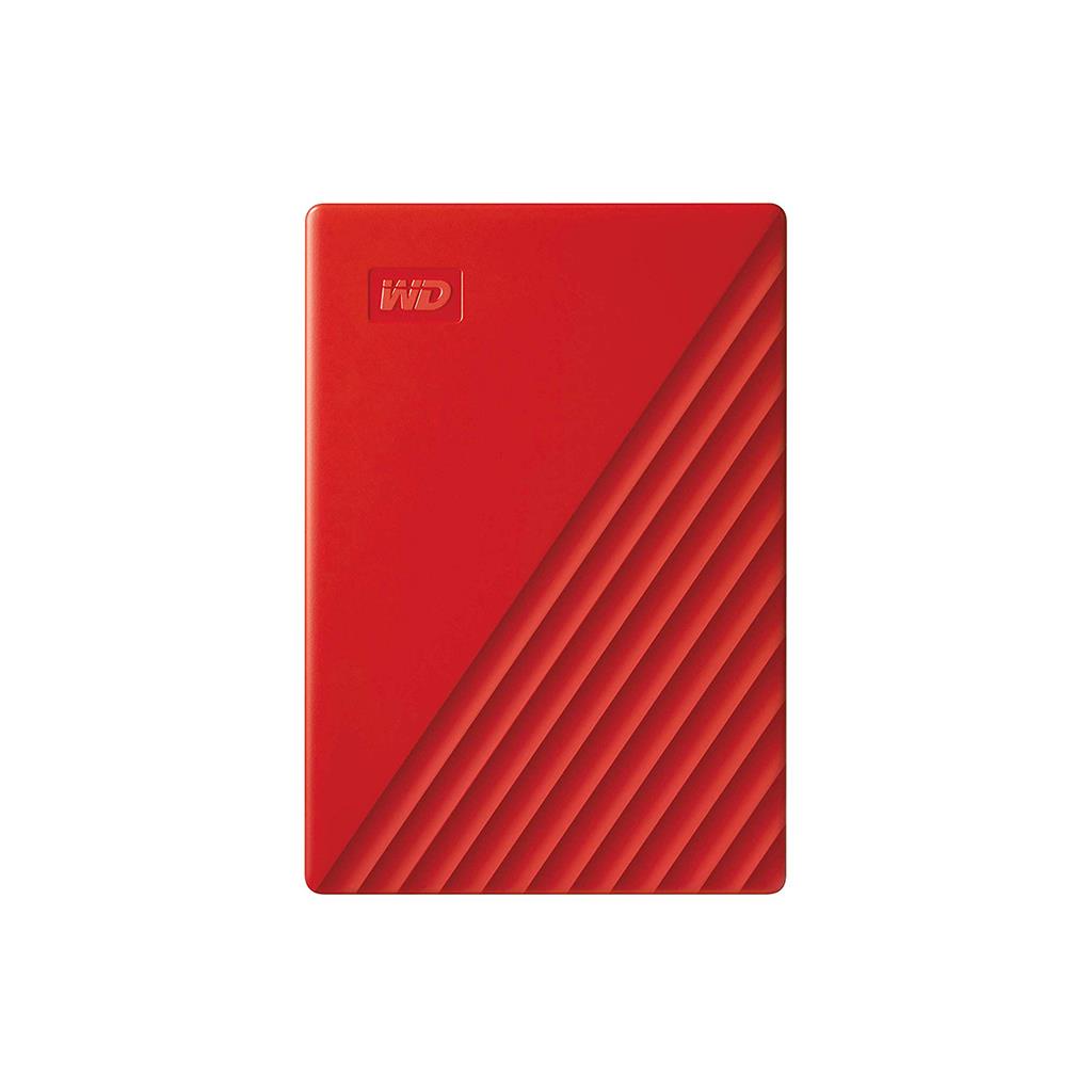 HARDDISK EXTERNAL DRIVE WD My Passport 2TB, Red, USB 3.0 [ External HDD ฮาร์ดดิสก์พก