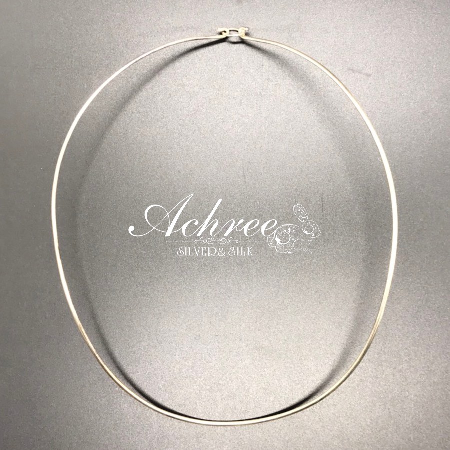 92.5% โชคเกอร์เงินแท้ สร้อยคอเงิน ขนาด 2 mm , 2.5mm, 3mm, 5mm โช้คเกอร์เงินแท้