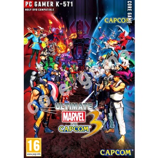 ultimate marvel vs capcom 3 แผ่นเกมส์ แฟลชไดร์ฟ เกมส์คอมพิวเตอร์  PC โน๊ตบุ๊ค