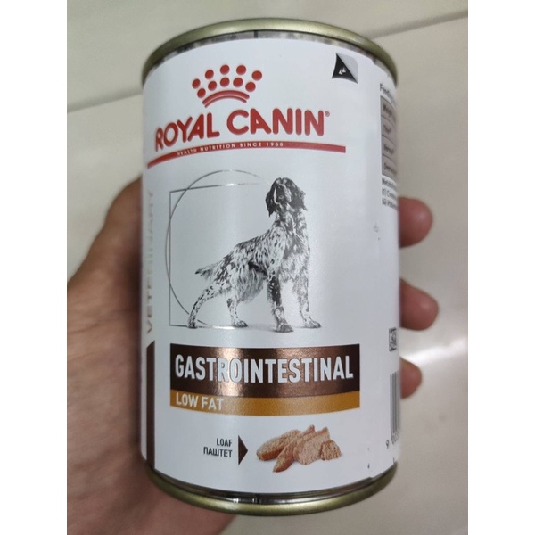 Royalcanin Gastro lntestinal lowfat 410g อาหารสุนัขตับอ่อนอักเสบ