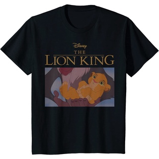 เสื้อยืด พิมพ์ลายโปสเตอร์ภาพยนตร์ดิสนีย์ The Lion King Baby Simba สไตล์คลาสสิก สําหรับเด็ก