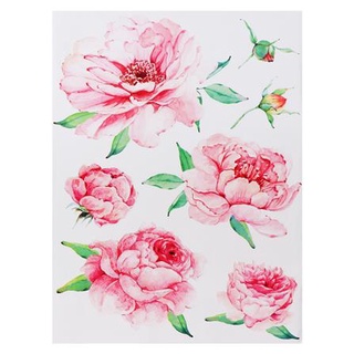 พร้อมส่ง สติ๊กเกอร์ลอกน้ำ DIY LIVING STYLE ROSE 34X47 ซม. แต่งผนัง sticker