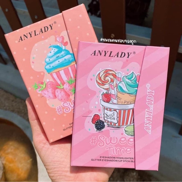 ❌พร้อมส่ง/ถูกที่สุด❌ พาเลทตาสมุดคัพเค้ก Anylady อายแชโดว์สีสวยที่ส่วๆไม่ควรพลาด🔥🔥