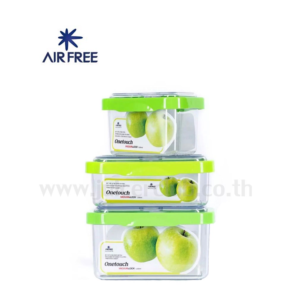 Airfree Onetouch Vacuum&Lock  ชุดกล่องเก็บอาหารระบบสุญญากาศ