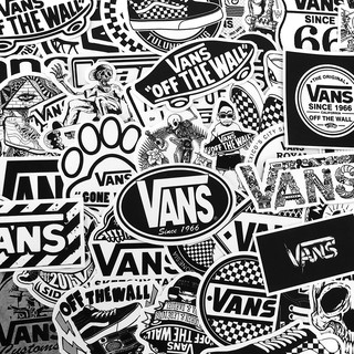 Y&amp;P | VANS สติกเกอร์กันน้ำรูปแบบที่แตกต่างกัน, 50 ชิ้น