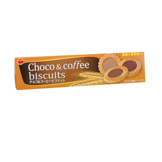 BOURNBON : Choco & coffee biscuits บิสกิตช็อกโกแลตและกาแฟ EXP 04/2023