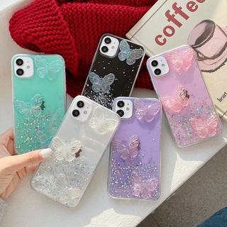 เคสโทรศัพท์มือถือแบบใสลายผีเสื้อ 3D สําหรับ Vivo V11 V15 V15Pro V17 V19 V20