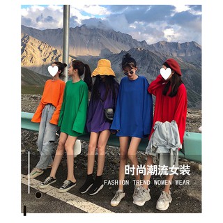 เสื้อยืดสีพื้นOversize (Flash sale)ราคาถูก