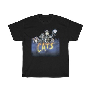 เสื้อยืดผู้ชายเสื้อยืดลําลอง แขนสั้น พิมพ์ลาย CATS Broadway Musical คุณภาพสูง สวมใส่สบาย แฟชั่นสําหรับผู้ชาย ไซซ์ S ถึง