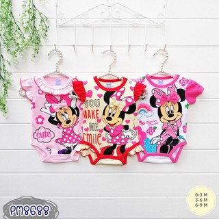 ชุดเด็ก บอดี้สูท (Bodysuit) ลายมินนี่ minnie