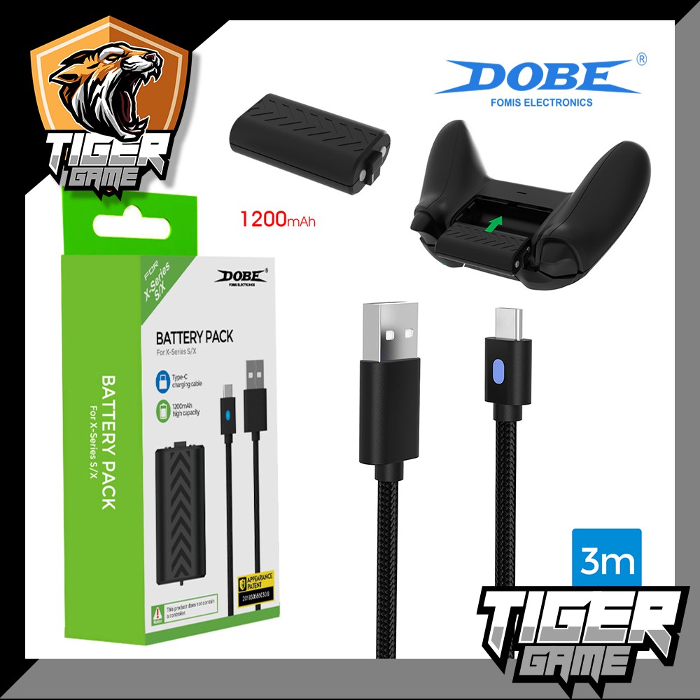 Dobe Battery Pack For Xbox Series S / X (ถ่านชาร์จจอย X-box Series)(แบตจอย XBOX Series)(TYX-0634B)