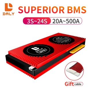 DALY BMS LifePo4, LFP (3.2V) หรือ Lion, NMC (3.7V) แบบ 100A ขนาด 3S-16S 12V-48V