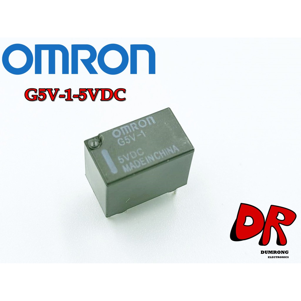 (1 ชิ้น) G5V-1-5VDC signal relay ยี่ห้อ OMRON 6 ขา แท้ Original รีเลย์ สัญญาณ 5v