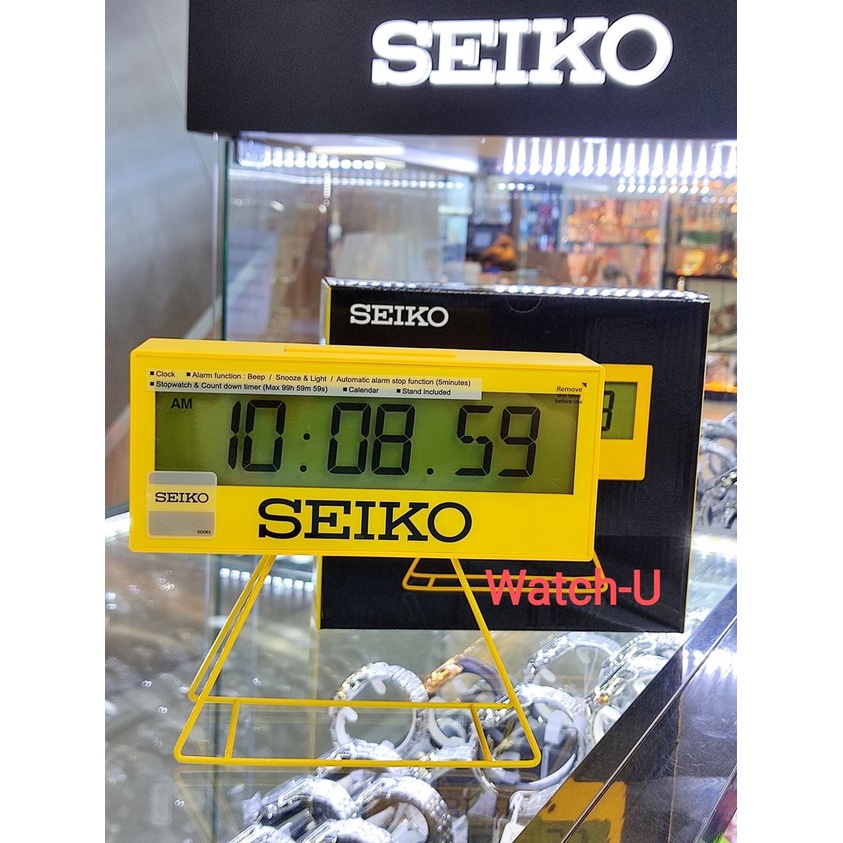 นาฬิกา SEIKO SCORE BOARD DIGITAL (ขาตั้งถอดออกได้) รุ่น QHL083Y (QHL083)