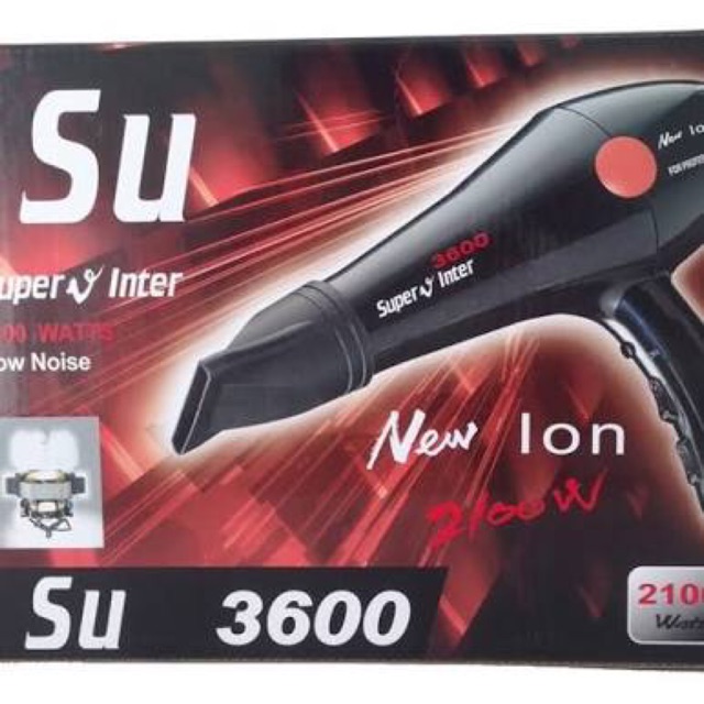 Super V Inter ไดร์เป่าผมรุ่น SU3600 ซุปเปอร์ วี อินเตอร์