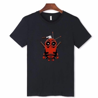 DRG หนาใส่เดินทางเสื้อยืดลำลอง△Alimoo Minions in Deadpool Despicable ME Men Cotton T-shirt LoversS to4XL