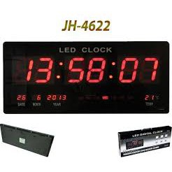 902นาฬิกาดิจิตอล LED Digital Clock รุ่น JH-4622 แดง-เขียว-น้ำเงิน