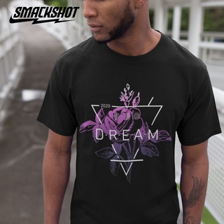 Smackshot เสื้อยืด คอกลม cotton 100% ลาย Dream2020 ผ้านุ่ม ใส่แล้วไม่ย้วย คุณภาพส่งออก เสื้อวินเทจ พร้อมส่ง