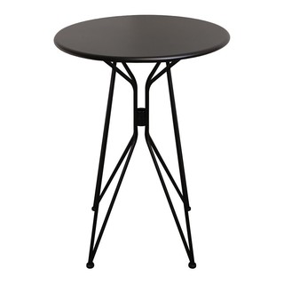 โต๊ะและเก้าอี้ โต๊ะบาร์ SPRING STELLA สีดำ เฟอร์นิเจอร์นอกบ้าน สวนและอุปกรณ์ตกแต่ง TABLE BAR SPRING STELLA BLACK