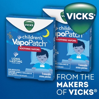 Vicks Childrens VapoPatch Long Lasting Soothing Vicks Vapors (  1 กล่องบรรจุ 5 ชิ้น )