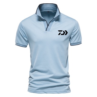 Daiwa เสื้อโปโลแขนสั้นลําลอง แห้งเร็ว พลัสไซซ์ แฟชั่นฤดูร้อน สําหรับผู้ชาย และผู้หญิง เหมาะกับการตกปลา เดินป่า ตั้งแคมป์