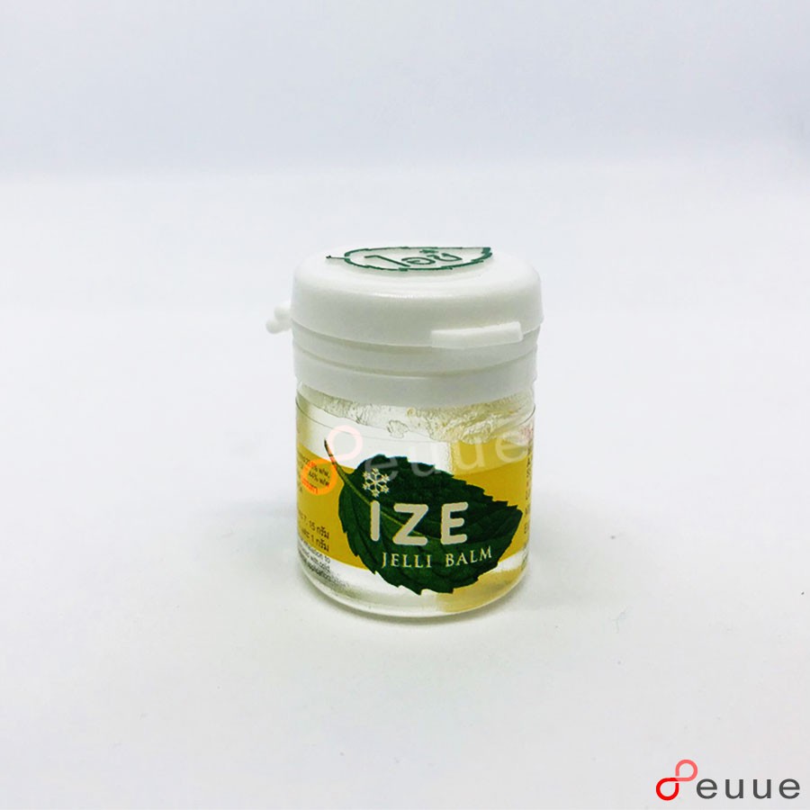 IZE Jelli Balm 7g. ไอซ์ เจลลิ บาล์ม ยาดมชนิดเจล บรรเทาอาการหวัด คัดจมูก