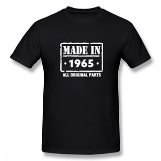 เสื้อยืดผ้าฝ้ายพิมพ์ลายขายดี เสื้อยืดคอกลม แขนสั้น ผ้าฝ้าย ลาย Made In 1965 สไตล์ฮิปฮอป สําหรับผู้ชาย