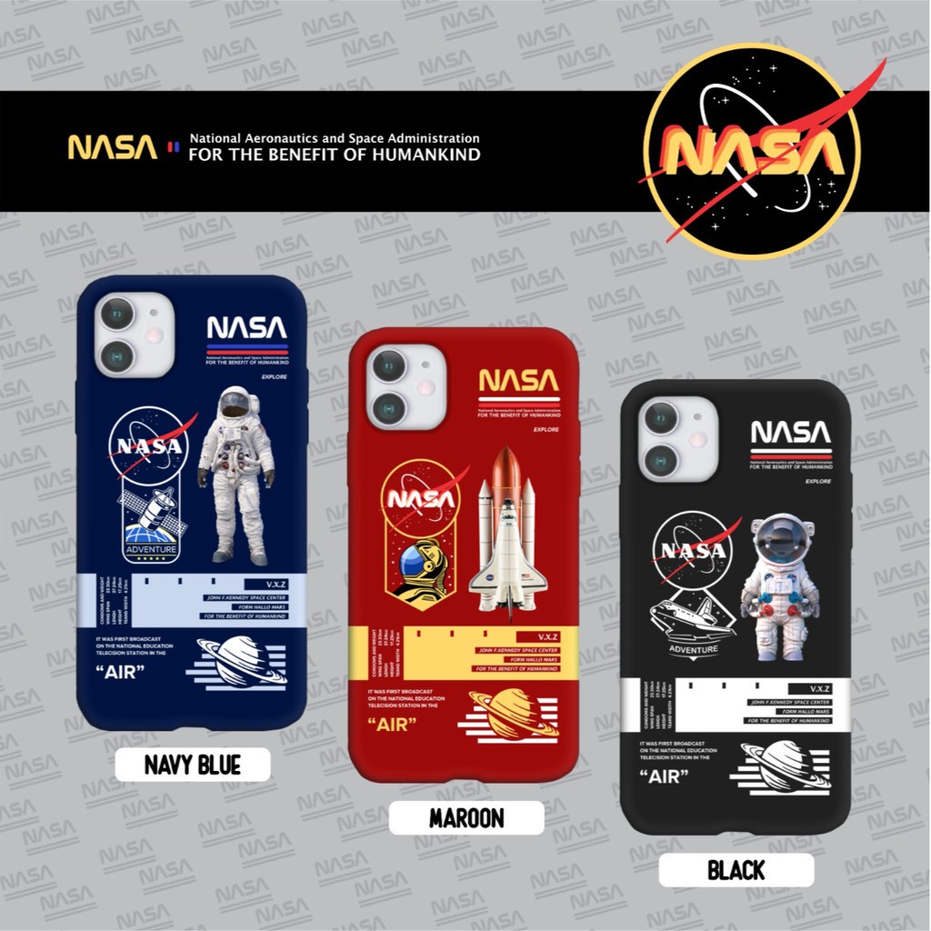 NASA hardcase fullprint case oppo a3s c1 a1k c2 reno 2f 3 a91 4 4f 4 pro 5 4g 5f f1 f1f a35 f1s a59 