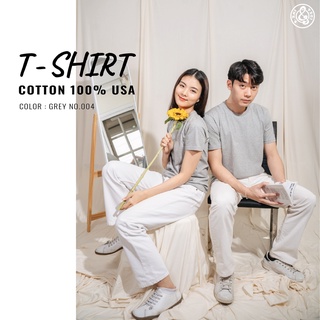 เสื้อยืดเปล่าผ้าcotton100%USA นุ่ม สบาย ระบายอากาศได้ดี