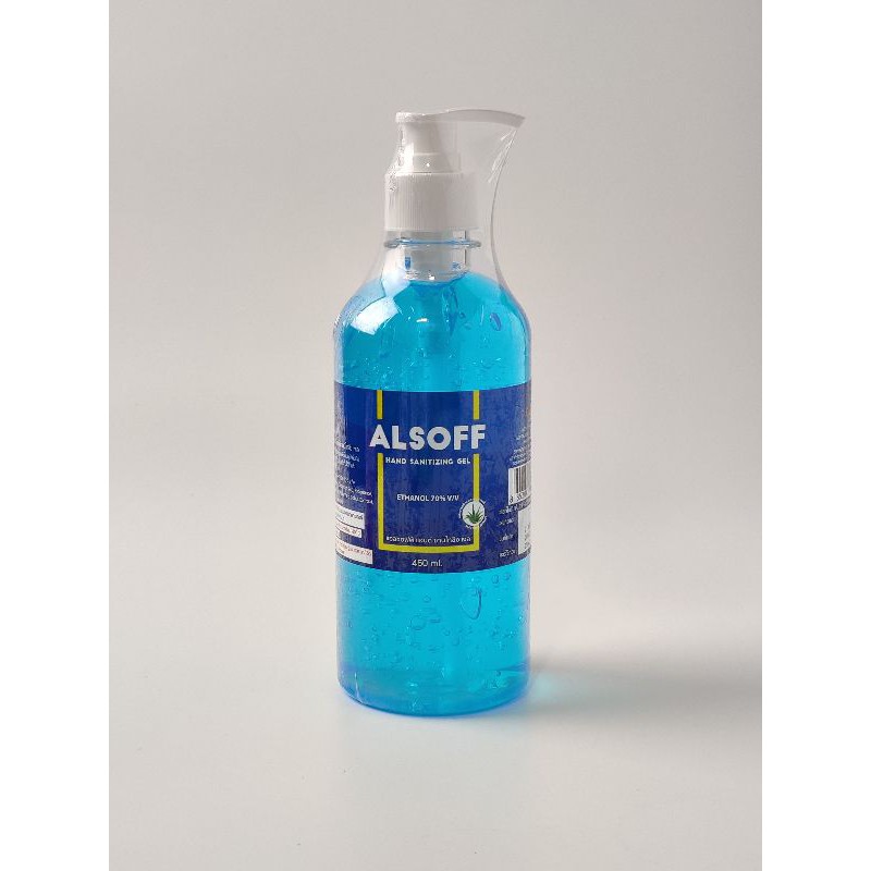 เจลล้างมือ แอลกอฮอล์ ALSOFF Hand Sanitizer Gel Ethanol 70% v/v 450 mL