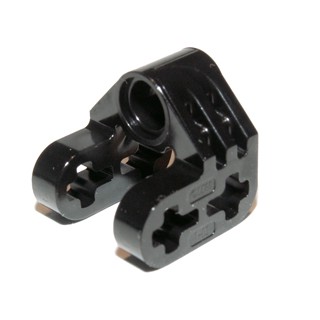 Lego Technic part (ชิ้นส่วนเลโก้) No.92907 Axle and Pin Connector Perpendicular Split